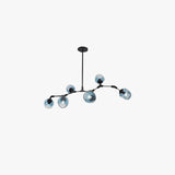 Mid Century Branching Bubble Chandelier Glass for Living Room, Arm Adjustable