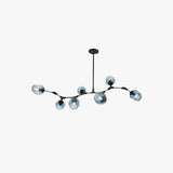 Mid Century Branching Bubble Chandelier Glass for Living Room, Arm Adjustable