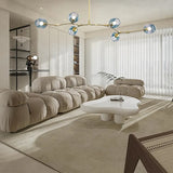 Mid Century Branching Bubble Chandelier Glass for Living Room, Arm Adjustable