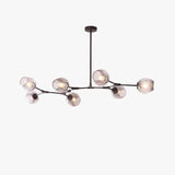 Mid Century Branching Bubble Chandelier Glass for Living Room, Arm Adjustable