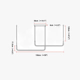 Minimalist Linear Pendant Light Dimmable Metal for Dining Room