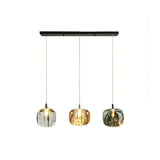 Modern Crystal Pendant Light Height Adjustable for Dining Rooms