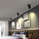Modern LED Ceiling Spotlight Metal for Bedroom, Adjustable Angle