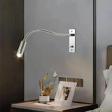 Modern Flexible LED Reading Wall Mount Light Dimmable for Bedside