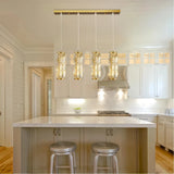 Luxury Crystal Pendant Light Dimmable for Dining Room