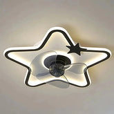 Kids Ceiling Fan with Light Dimmable Metal for Bedroom