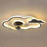 Kids Ceiling Fan with Light Dimmable Metal for Bedroom