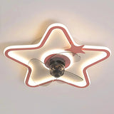 Kids Ceiling Fan with Light Dimmable Metal for Bedroom