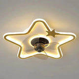 Kids Ceiling Fan with Light Dimmable Metal for Bedroom