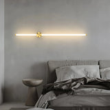Modern Long Wall Light Metal for Living Room, Anti Glare
