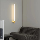 Modern Long Wall Light Metal for Living Room, Anti Glare