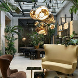 Modern Lava Pendant Light for Dining Room, Height Adjustable