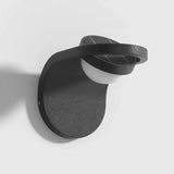 Modern Solar Powered Exterior Wall Light Black, IP65