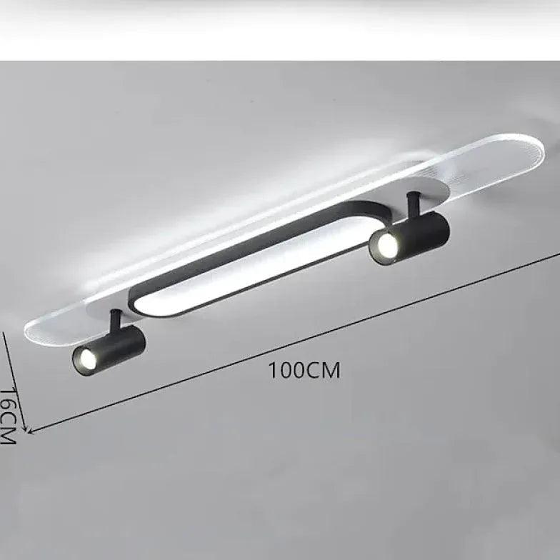 Adjustable Black LED Entryway Ceiling Light - Clowas