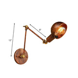 Adjustable Brass Industrial Wall Lights - Clowas