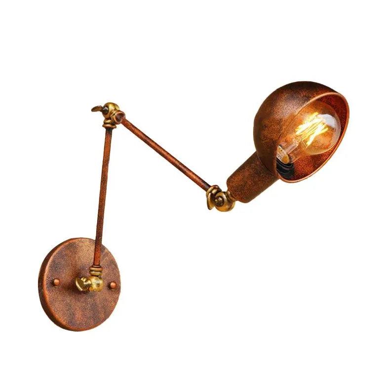 Adjustable Brass Industrial Wall Lights - Clowas