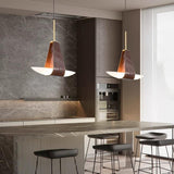 White Glass Boat Pendant Light Kitchen Modern