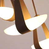 White Glass Boat Pendant Light Kitchen Modern