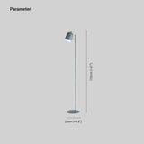 Adjustable Head Straight Rod Minimalist Floor Lamp - Clowas