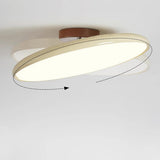 French Cream Round Light for Ceiling in Bedroom