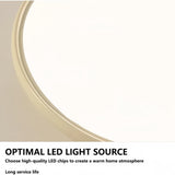French Cream Round Light for Ceiling in Bedroom