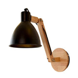 Adjustable Wooden Industrial Wall Lights - Clowas
