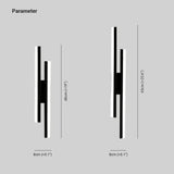 Minimalist Double Linear Dimmable Modern Wall Lights - Clowas