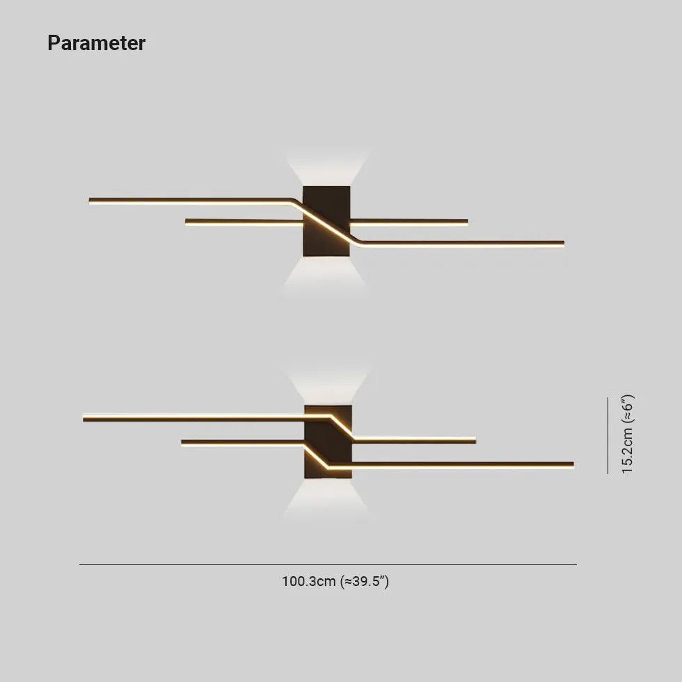 Geometry Linear Led Modern Wall Lights - Clowas