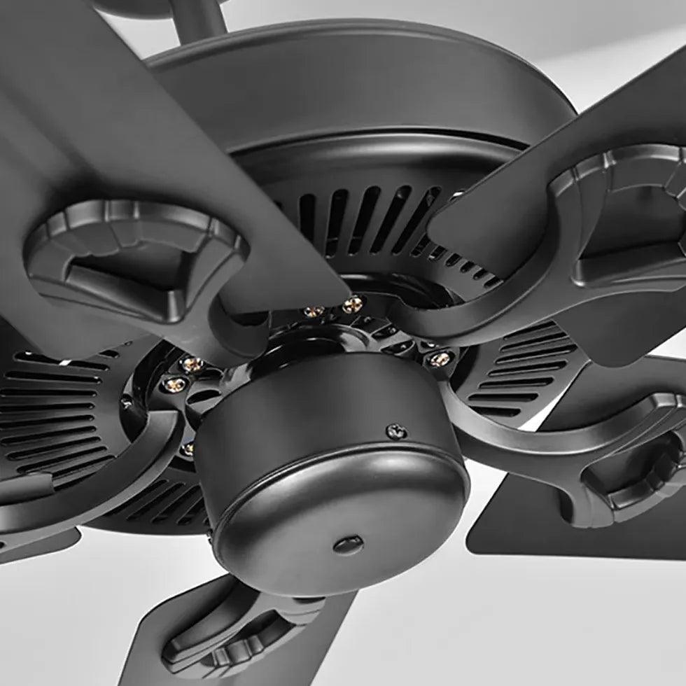 Black Five-Blade Office Industrial Ceiling Fan - Clowas