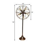 Fan-Shaped Vintage Industrial Style Floor Lamp - Clowas