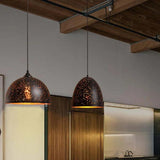 Black Hollow Design Minimalist Dining Room Pendant Light - Clowas
