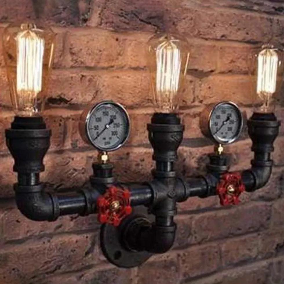 steampunk wall light vintage lighting - Clowas