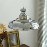 Chrome Dome Industrial Vintage Style Pendant Light - Clowas