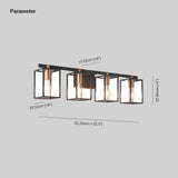 Lantern Black Industrial Bathroom Wall Lights - Clowas