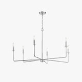 Black Candelabra Industrial Living Room Chandelier - Clowas