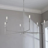 Black Candelabra Industrial Living Room Chandelier - Clowas