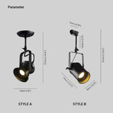 Adjustable Spotlight Design Black Ceiling Light - Clowas