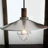 Silver Metal Industrial Kitchen Pendant Light - Clowas