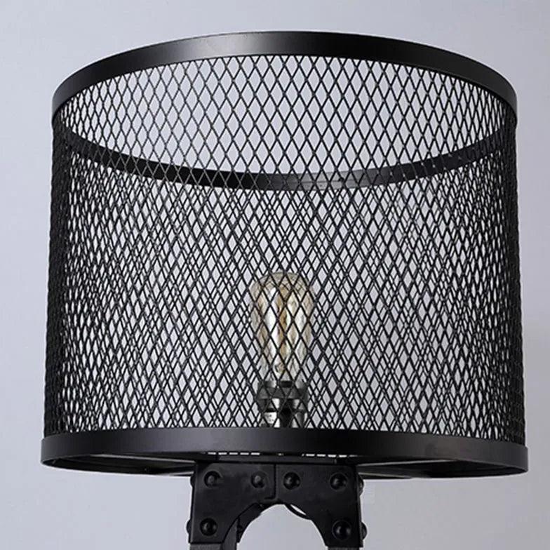 Mesh Lantern Style Four-Legged Floor Lamp - Clowas