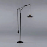Adjustable Hanging Design Black Floor Lamp - Clowas