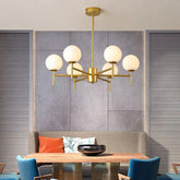 Multi-Light Spherical Glass Modern Chandelier - Clowas