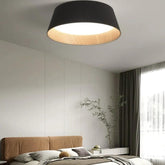Vertical Texture Minimalist Round Modern Ceiling Light - Clowas