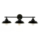 Bowl Shaped Vintage Black Wall Lamps - Clowas