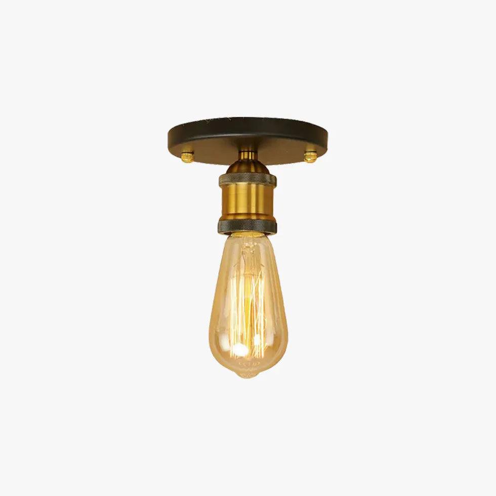 Exposed Bulb Design Recessed Industrial Ceiling Light - Clowas