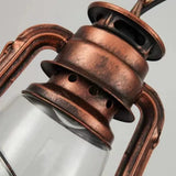 Dual Lantern Design Glass Industrial Pendant Light - Clowas