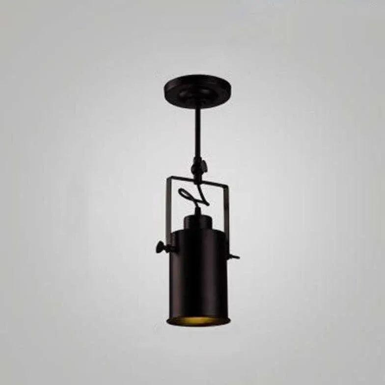 Three-Light Black Metal Ceiling Light - Clowas