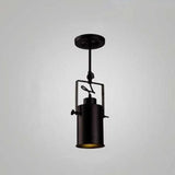 Three-Light Black Metal Ceiling Light - Clowas