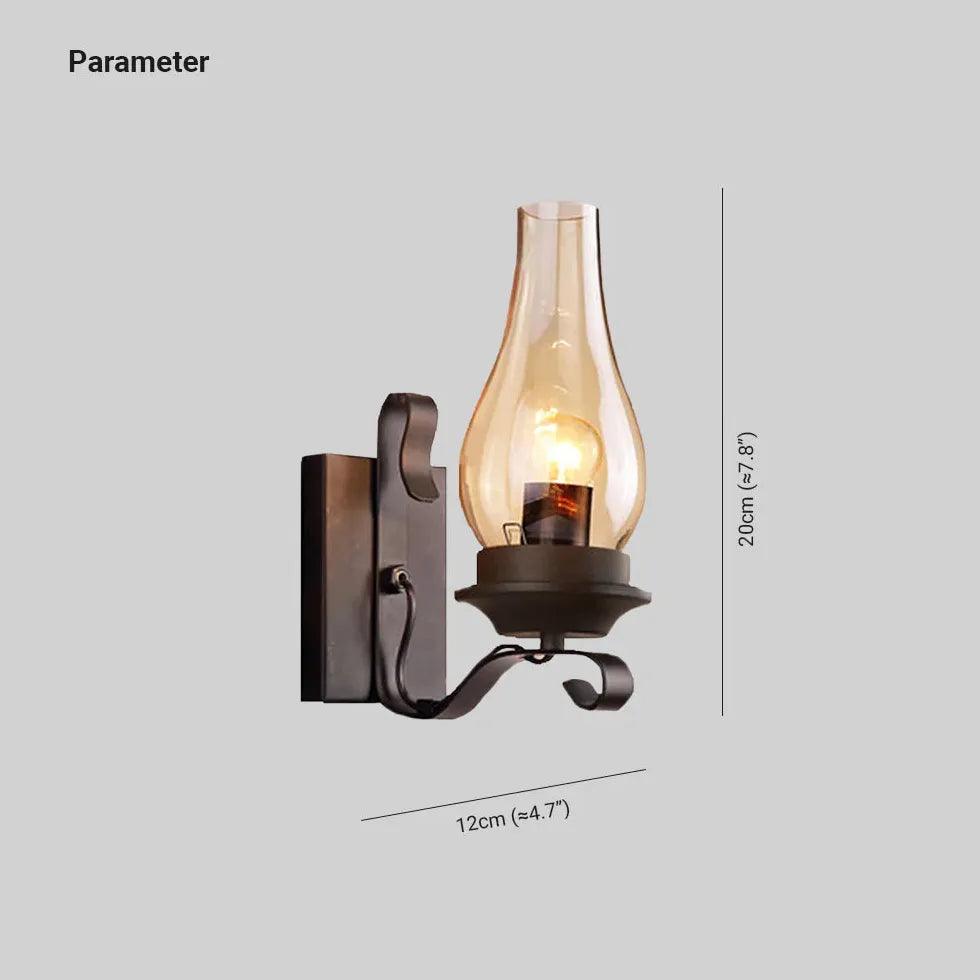 Classic Candle Iron Vintage Wall Lights - Clowas