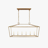 American Vintage Iron Candle Chandelier for Bar