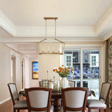 American Vintage Iron Candle Chandelier for Bar